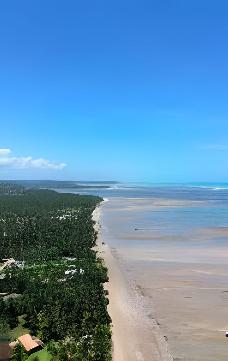 3 suítes a 60 m da praia do patacho - AZULU 03