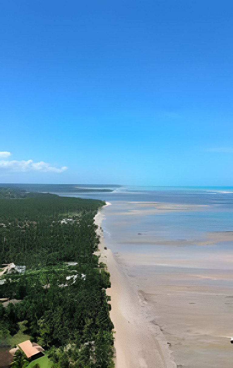 3 suítes a 60 m da praia do Patacho/AL - AZULU 02