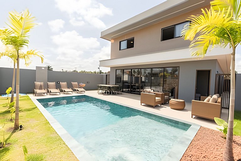 6 suíte com piscina privativa em condomínio