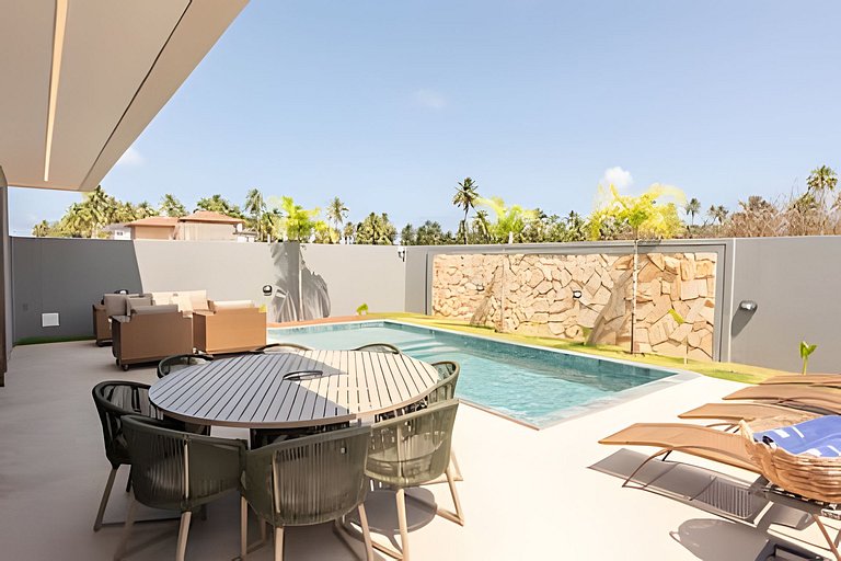 6 suíte com piscina privativa em condomínio