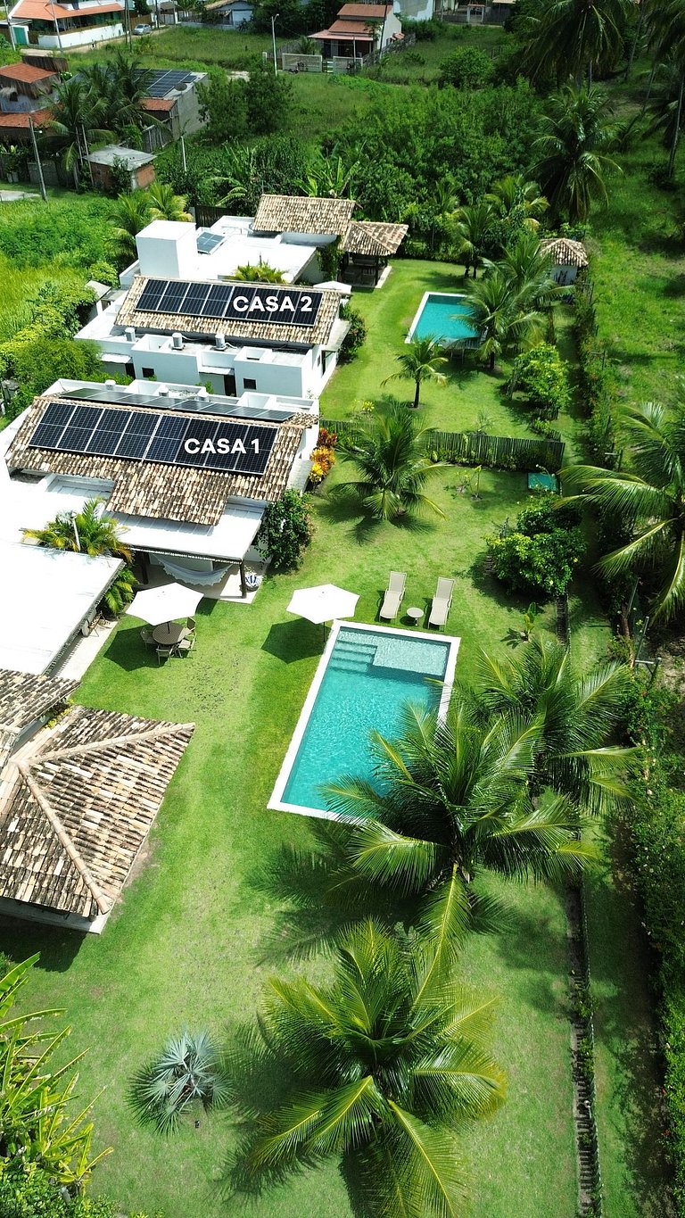 Casa sofisticada à 30m da praia c/serviço - Casa 1