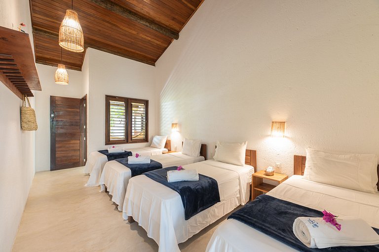 Casa sofisticada à 30m da praia c/serviço - Casa 1
