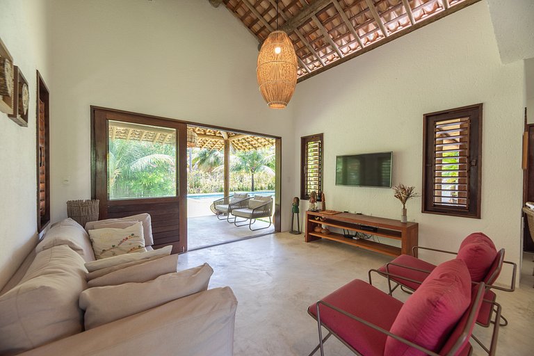 Casa sofisticada à 30m da praia c/serviço - Casa 2