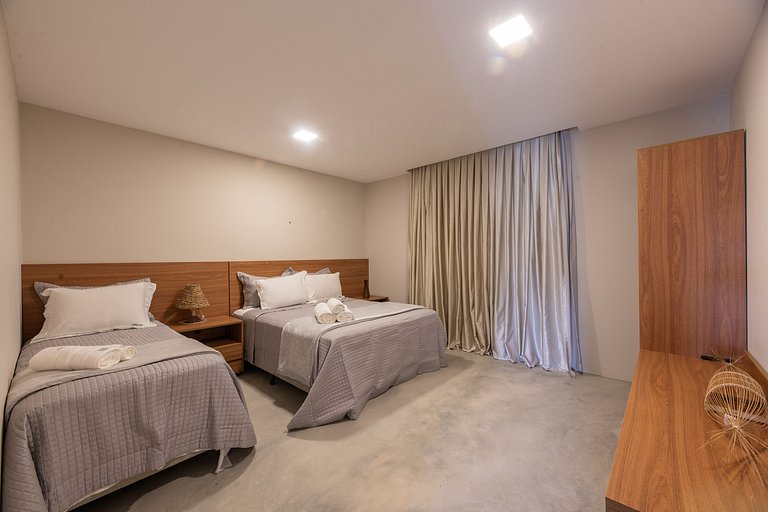 6 suíte com piscina privativa em condomínio