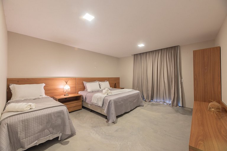 6 suíte com piscina privativa em condomínio