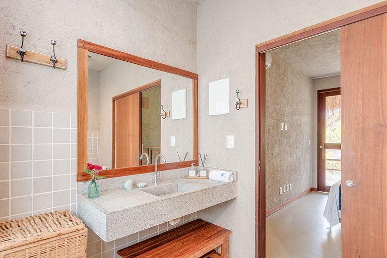 3 suítes a 60 m da praia do patacho - AZULU 03