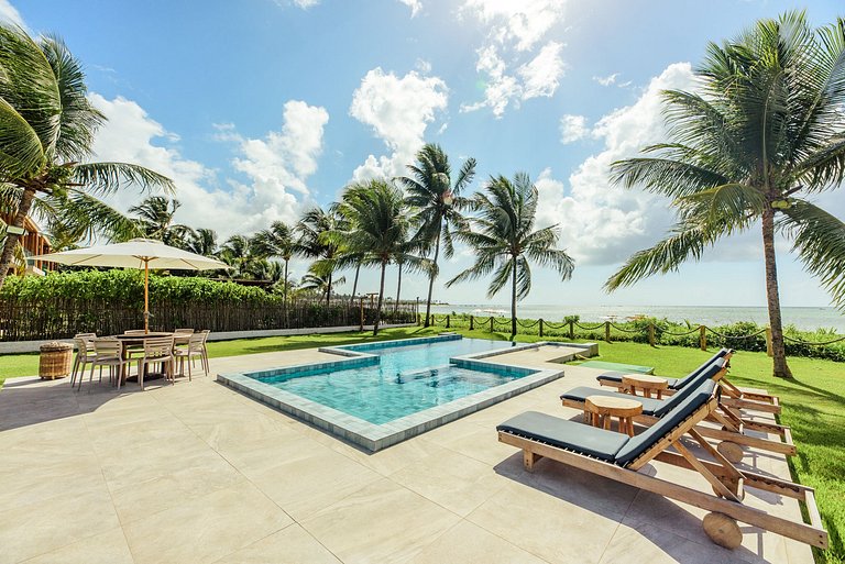 Casa pé na areia Praia da Lage