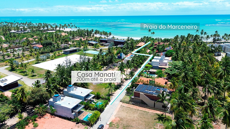 4 Suítes a 200m da Praia do Marceneiro