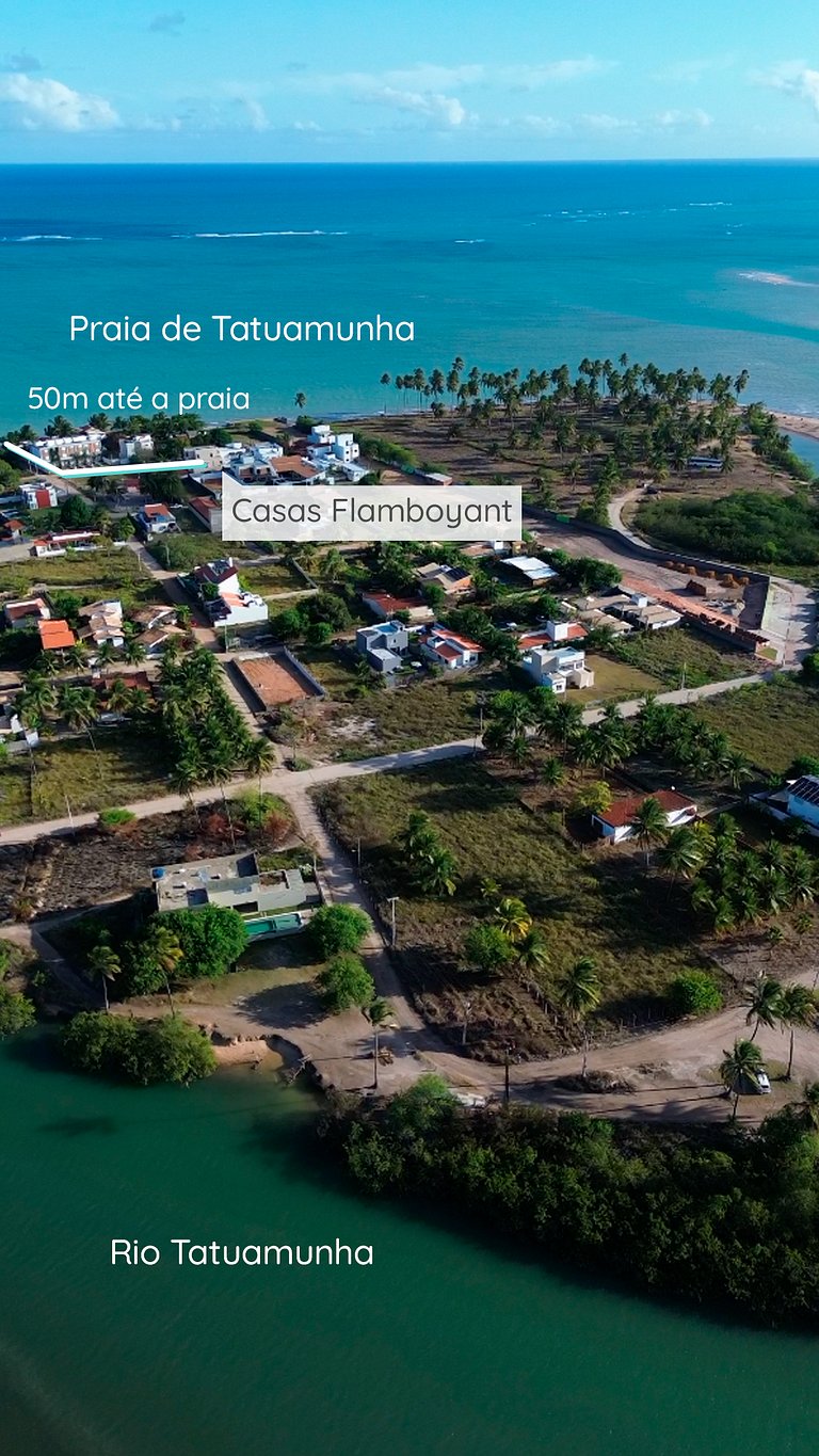 8 suítes a 50 m da praia - Casas Flamboyant