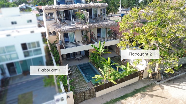 8 suítes a 50 m da praia - Casas Flamboyant