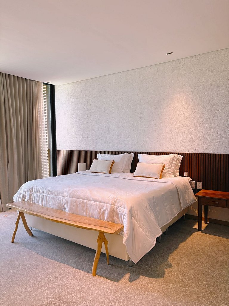 3 Suítes • Rooftop Vista Mar • 50m da Praia