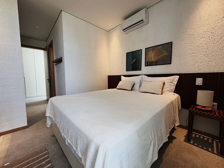 3 Suítes • Rooftop Vista Mar • 50m da Praia